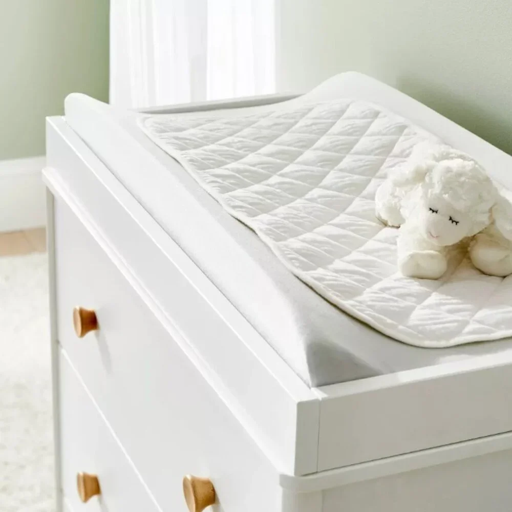 Cloud Island Muslin Changing Pad Liner - Cream - 2pk - NEW WITH TAGS